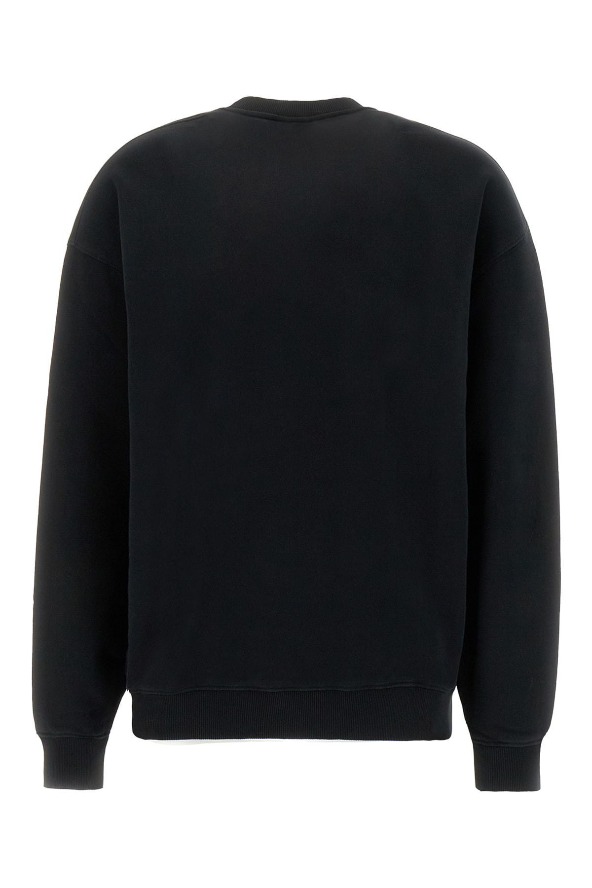 Shop Marcelo Burlon County Of Milan Black Cotton Oversize Sweatshirt In 1033