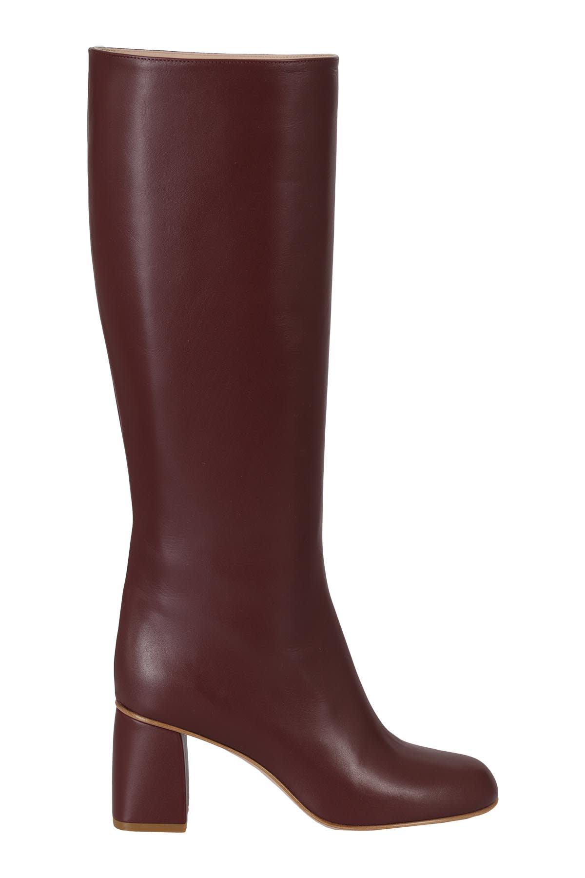 valentino burgundy boots