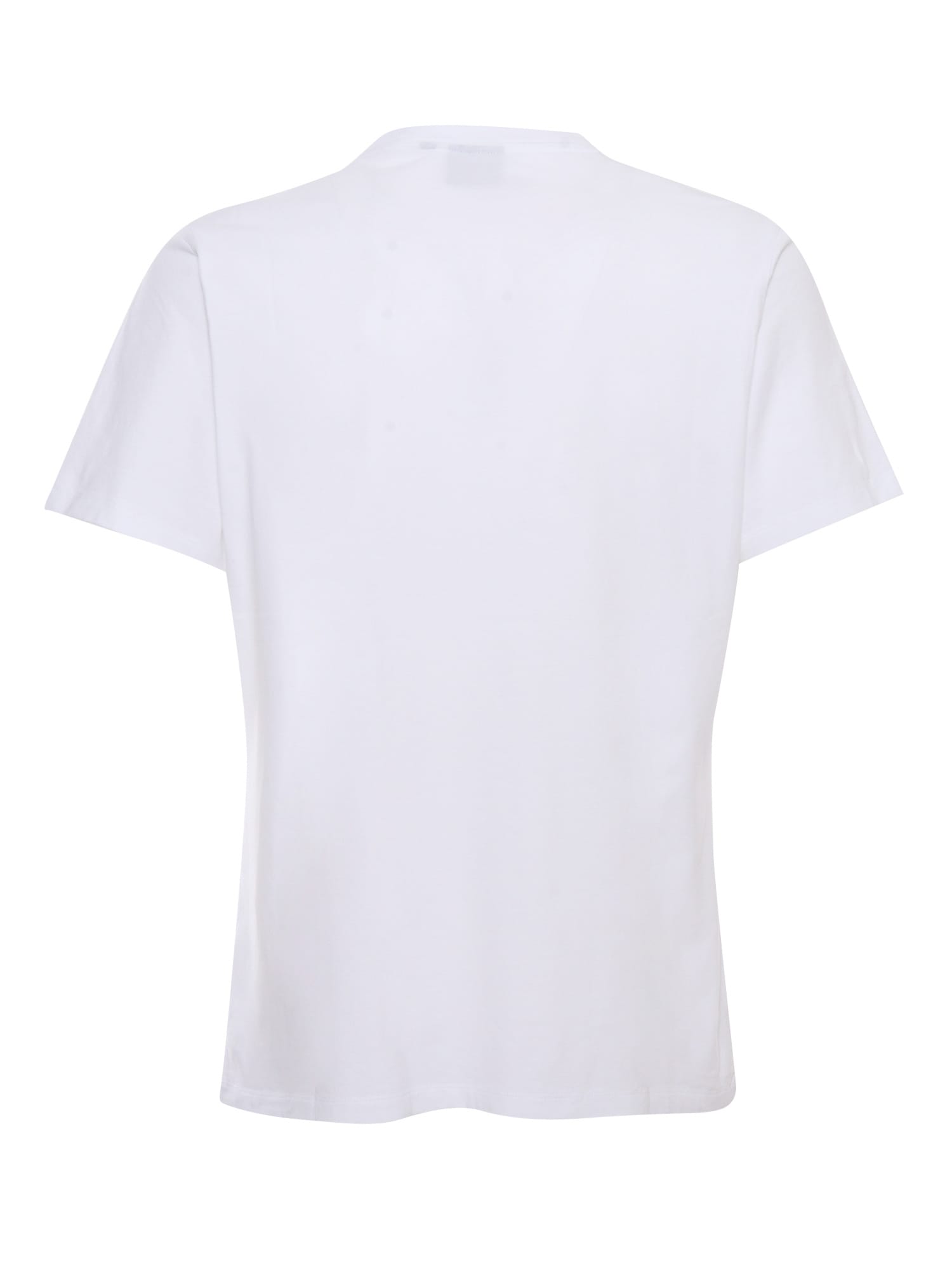 Shop Barbour White T-shirt With Print