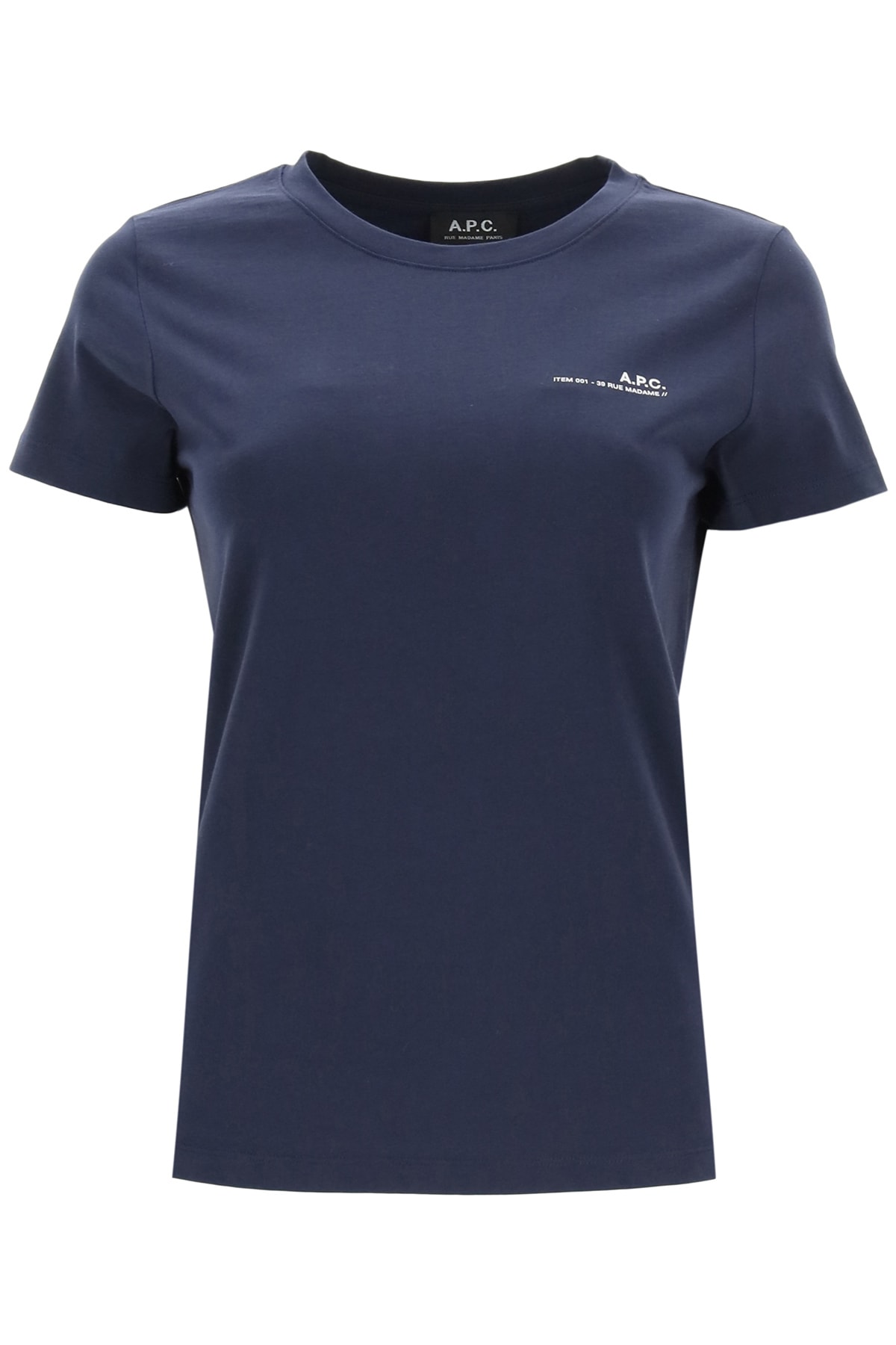Apc A. P.c. A. P.c. Rue Madame Gots Standard T-shirt In Dark Navy (blue)