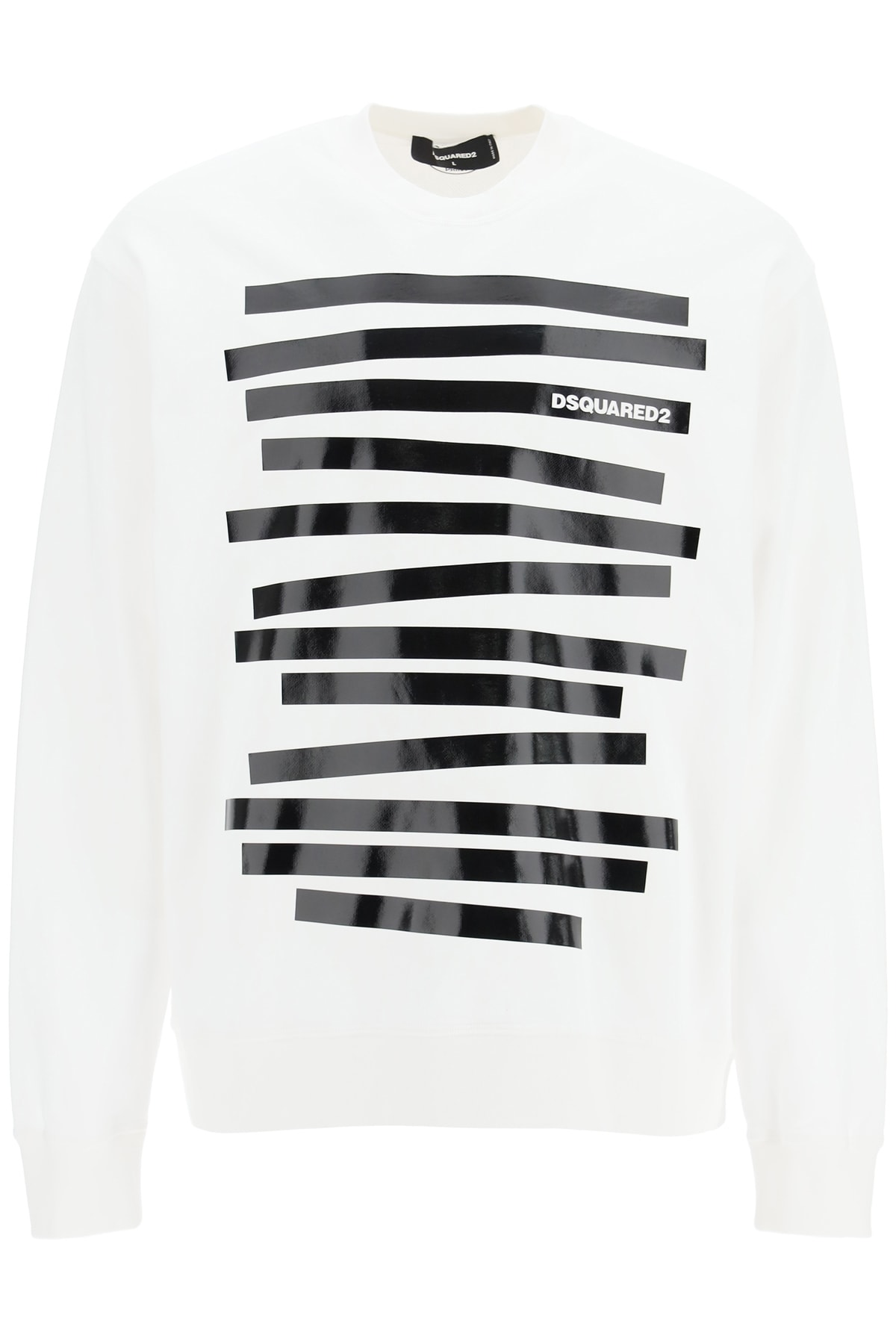Dsquared2 Sweatshirt With Stripes And Logo