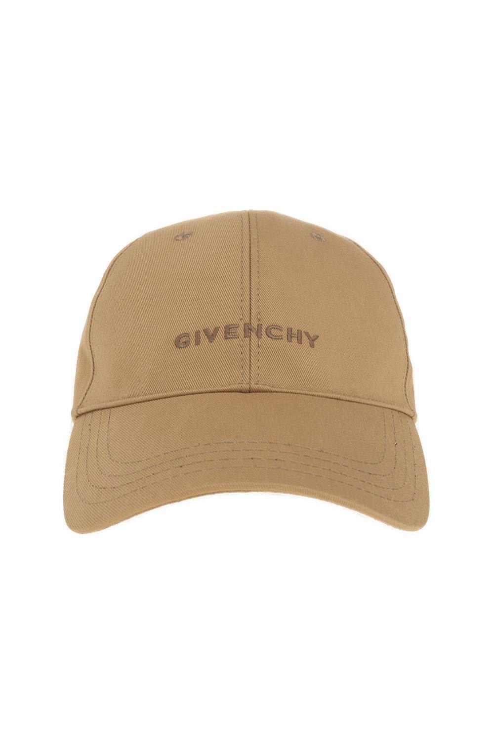 GIVENCHY LOGO-EMBROIDERED CURVED PEAK CAP