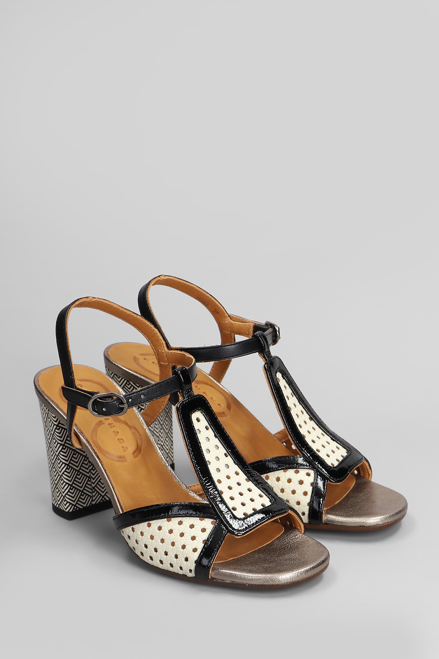 Chie Mihara Bechill Sandals In White Leather In White