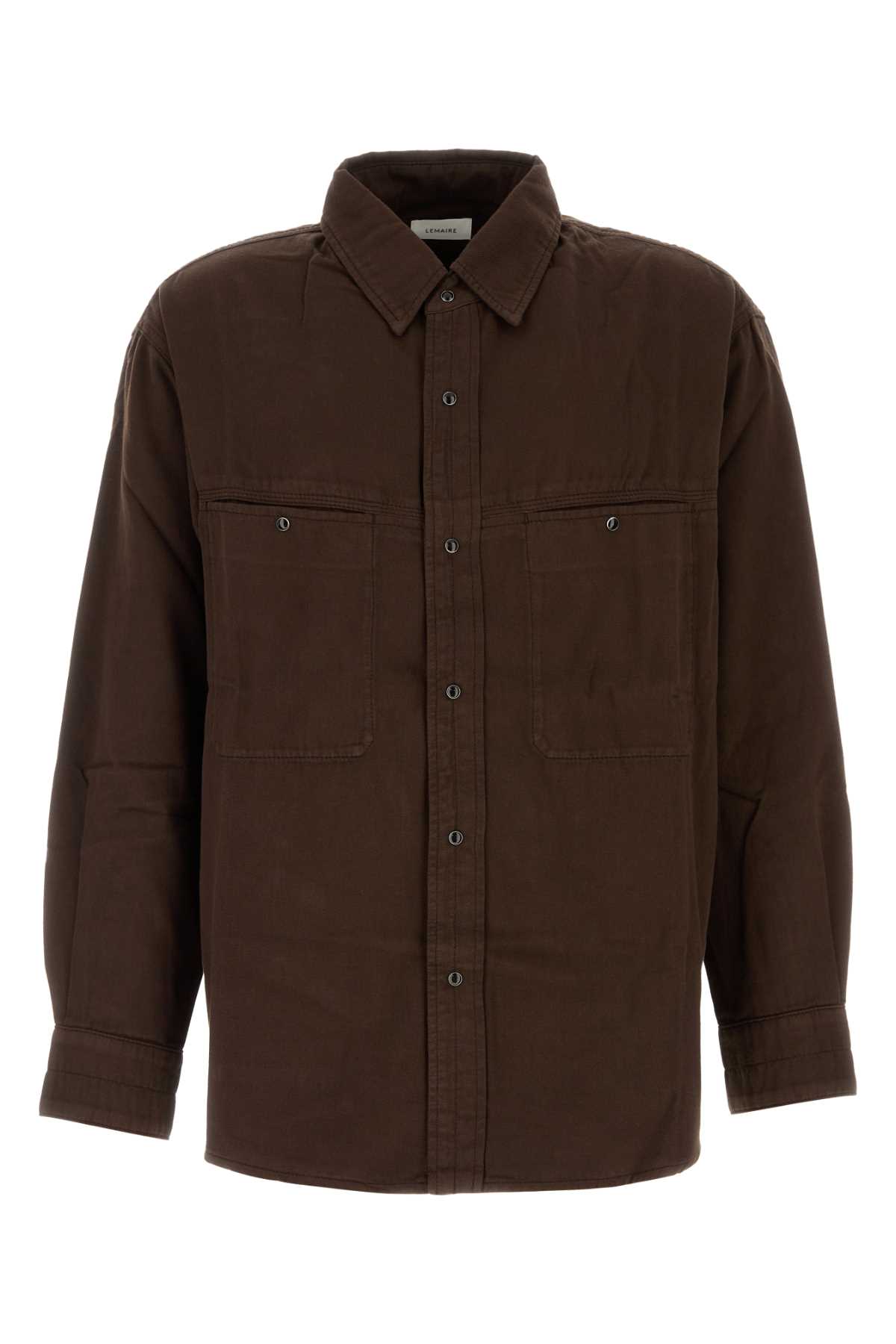 Brown Denim Shirt