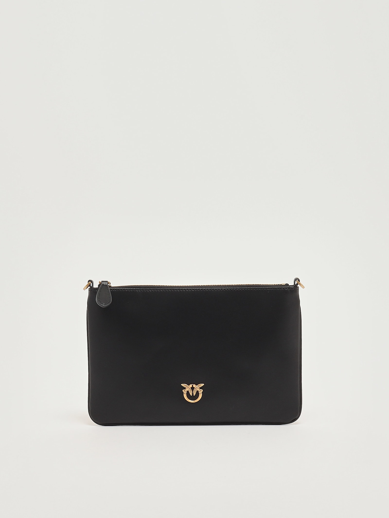 Pinko Flat Classic Clutch In Black