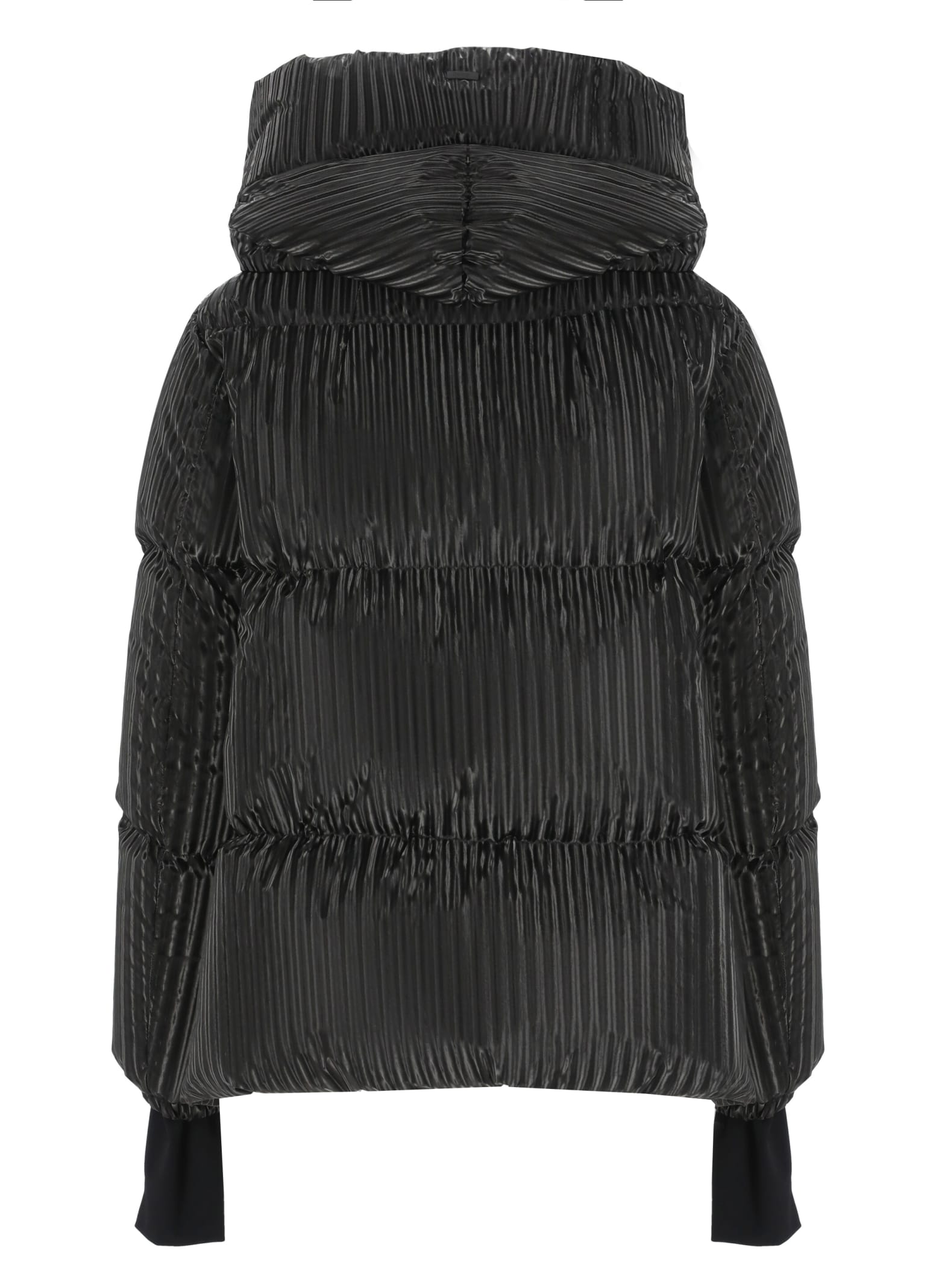 Shop Herno Quilted Down Jacket In Black