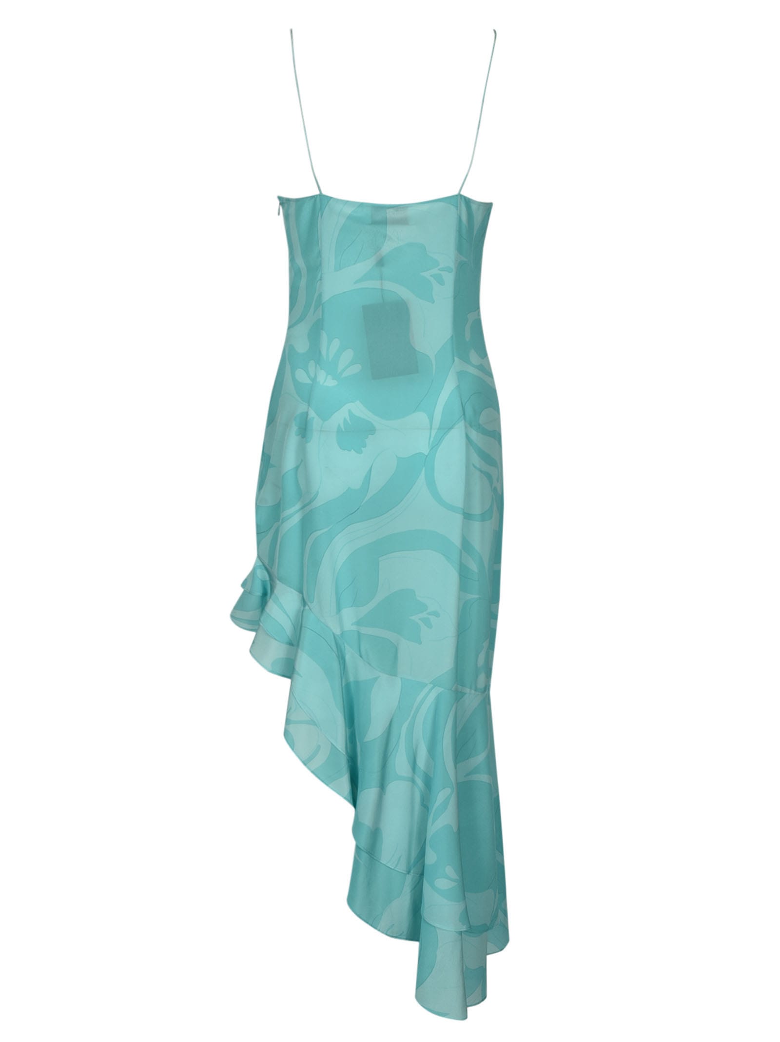 Shop Etro Asymmetric Sleeveless Dress
