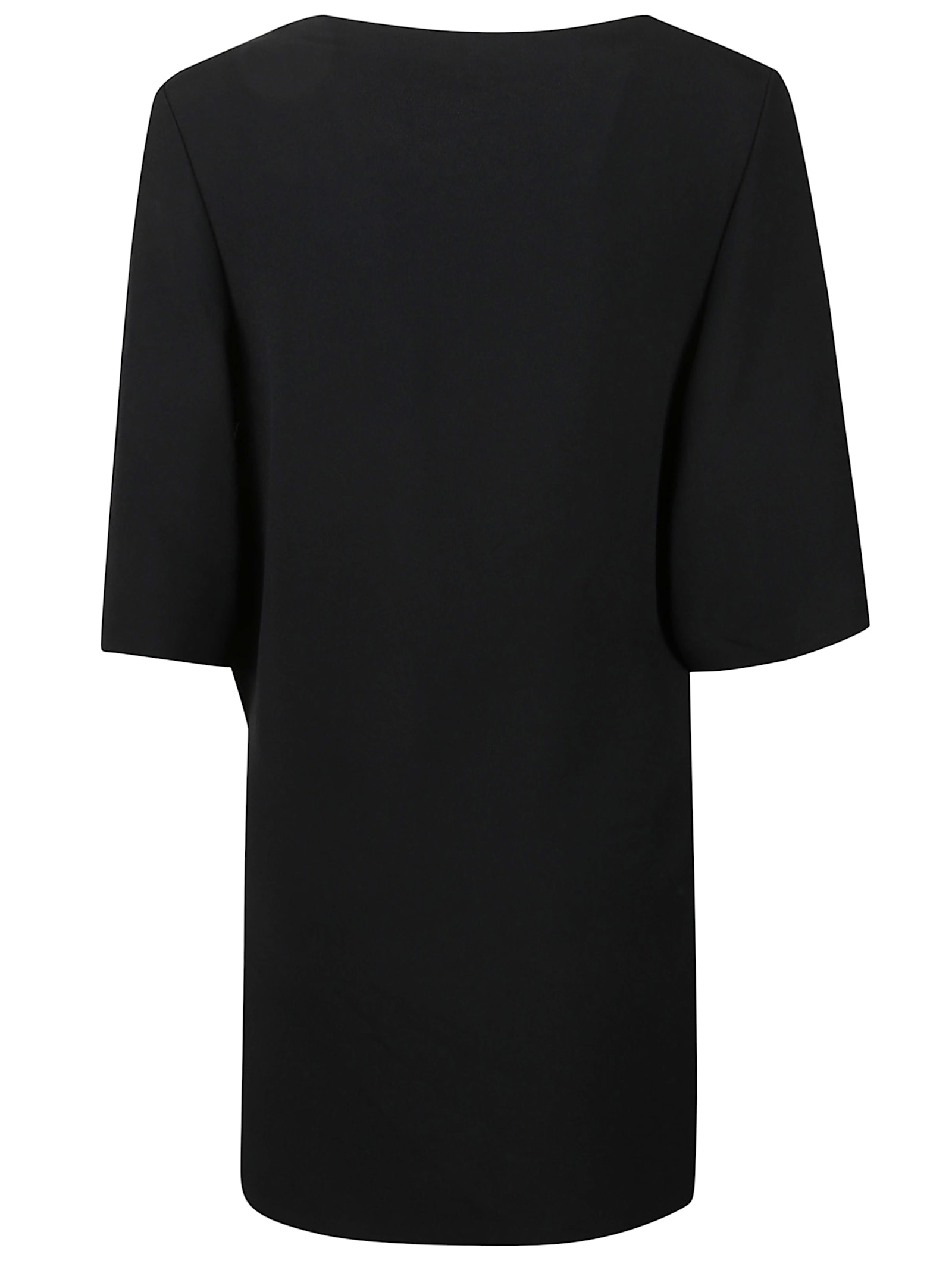 Carven Dress With Bow In Black