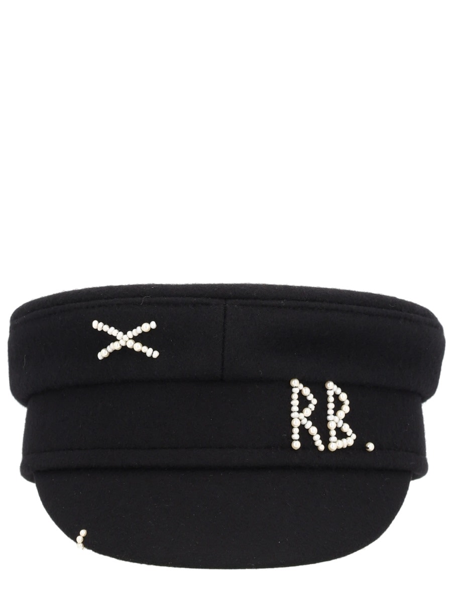Ruslan Baginskiy Baker Boy Hat In Black