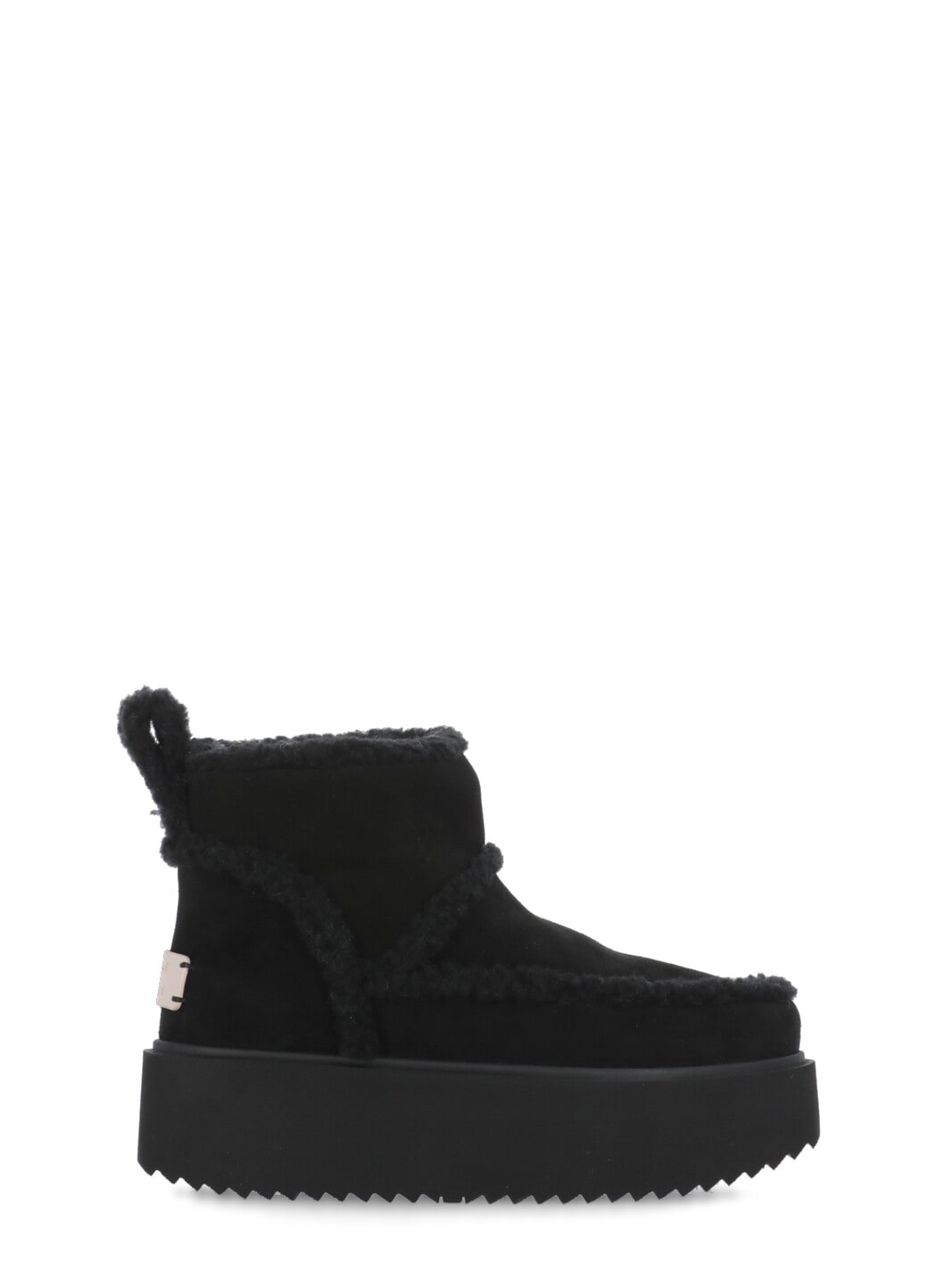 Shop Coccinelle Classic Low Shearling Boots X Inuikii In Black