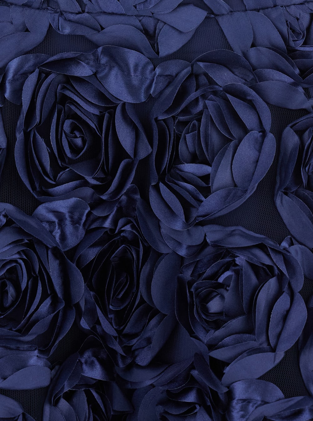 Rotate Birger Christensen Rotate Blue Skirt With All-over Embossed Rose Detailing In Blue