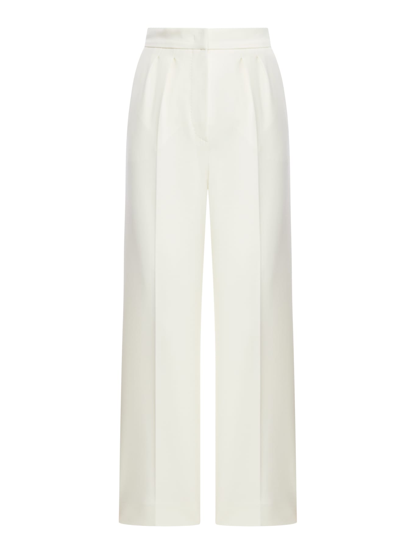 Shop Max Mara Verbano Pants In White