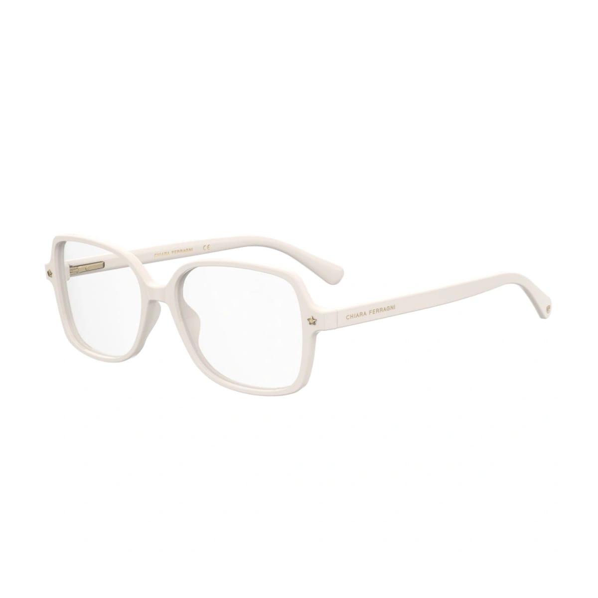 Shop Chiara Ferragni Cf 1026 Vk6/16 White Glasses In Bianco