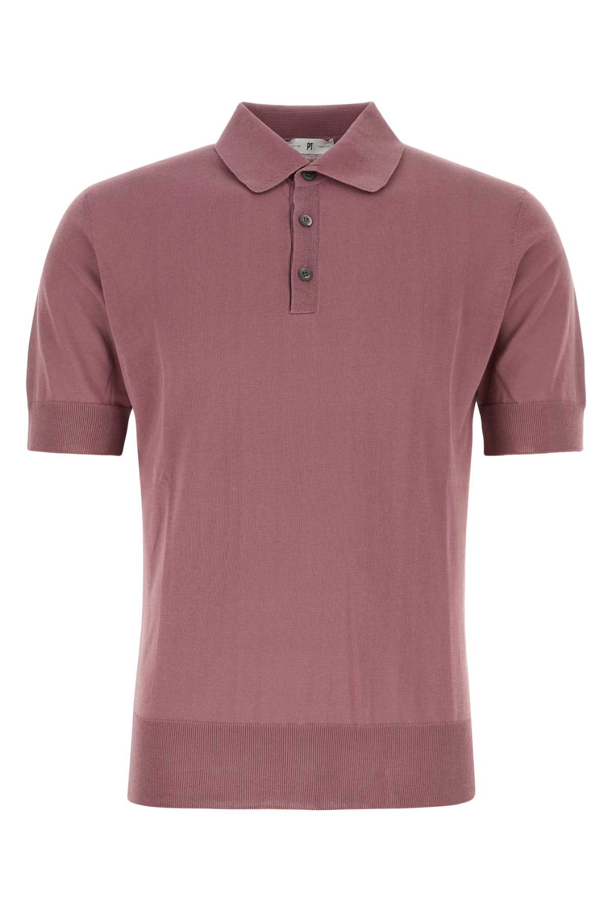 Light Purple Cotton Polo Shirt