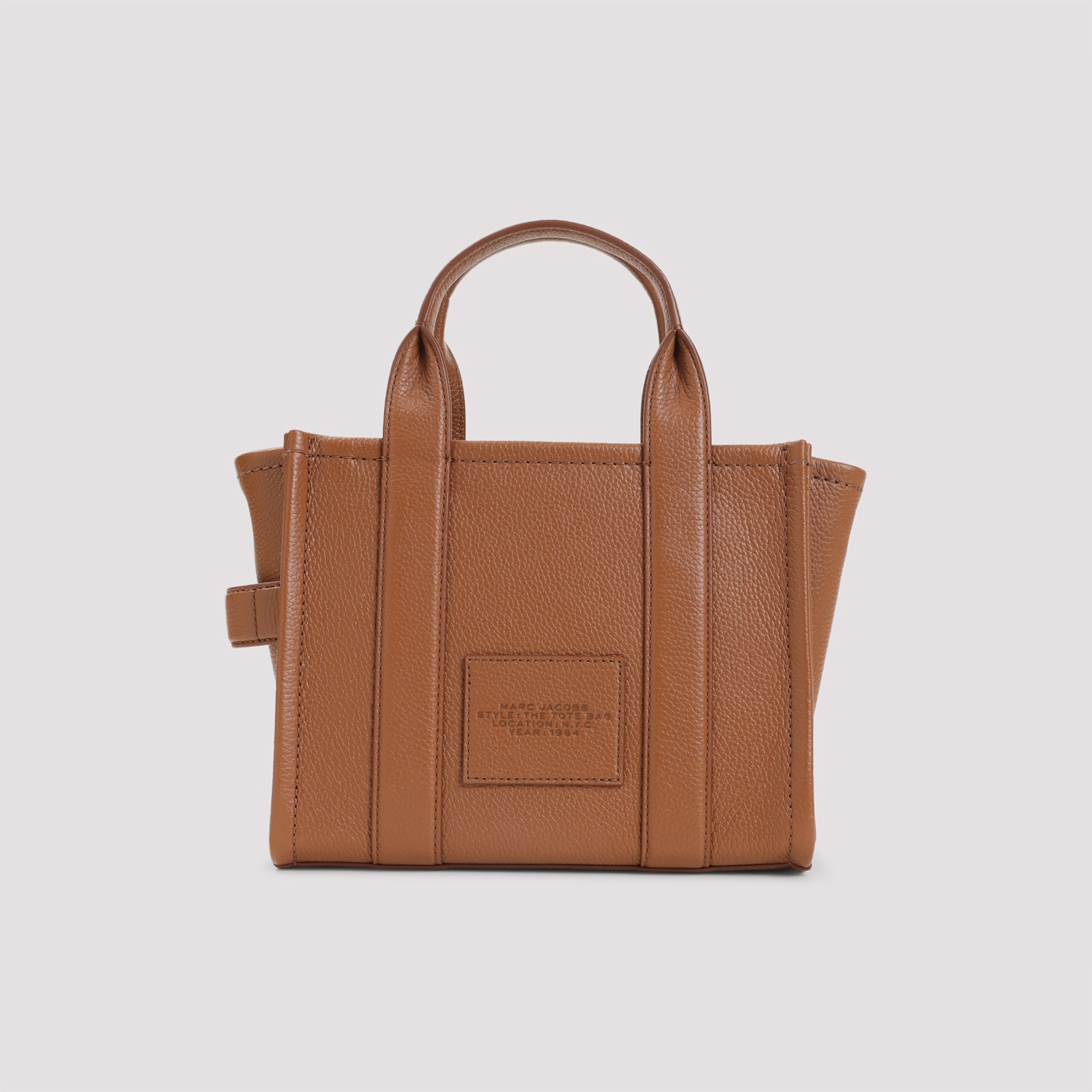 Marc Jacobs The Leather Small Tote Bag In Brown