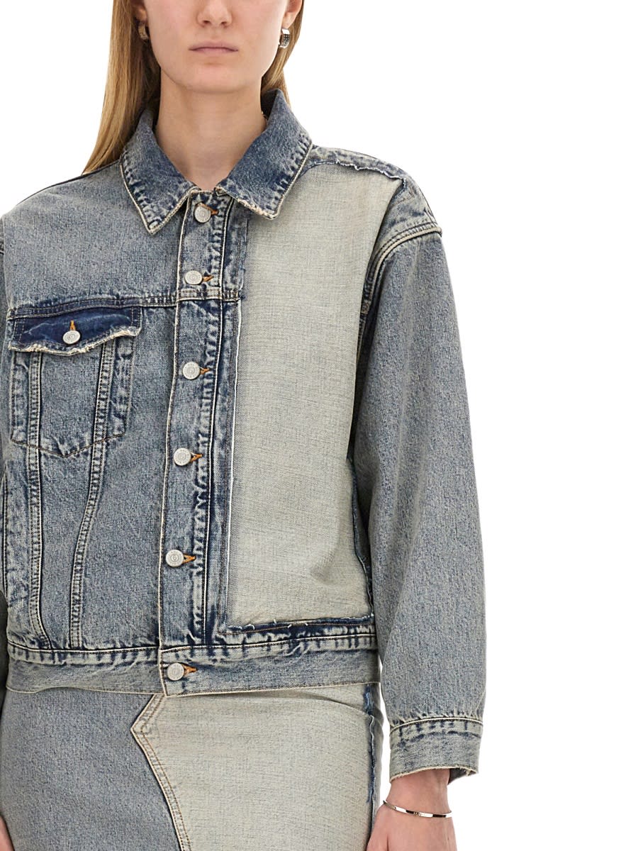 Shop Mm6 Maison Margiela Denim Jacket