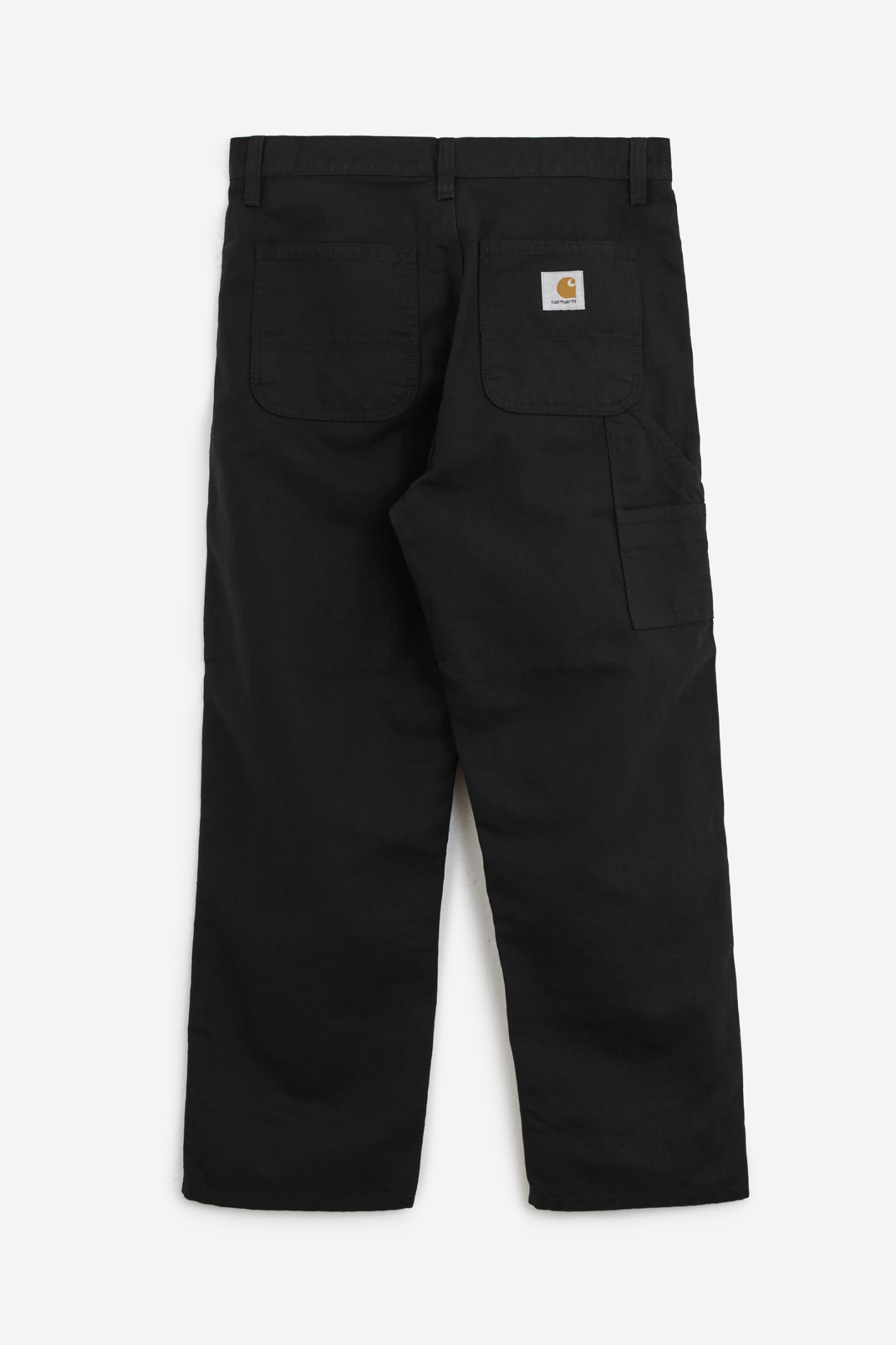 Shop Carhartt Walter Double Knee Pants In Black