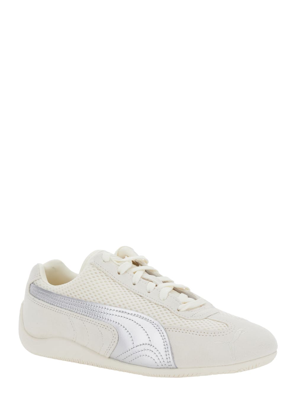 Puma Speedcat Beige Low Top Sneakers With Logo Patch On The Tongue And Formstrip Logo Detail On The Sidei In Neutral