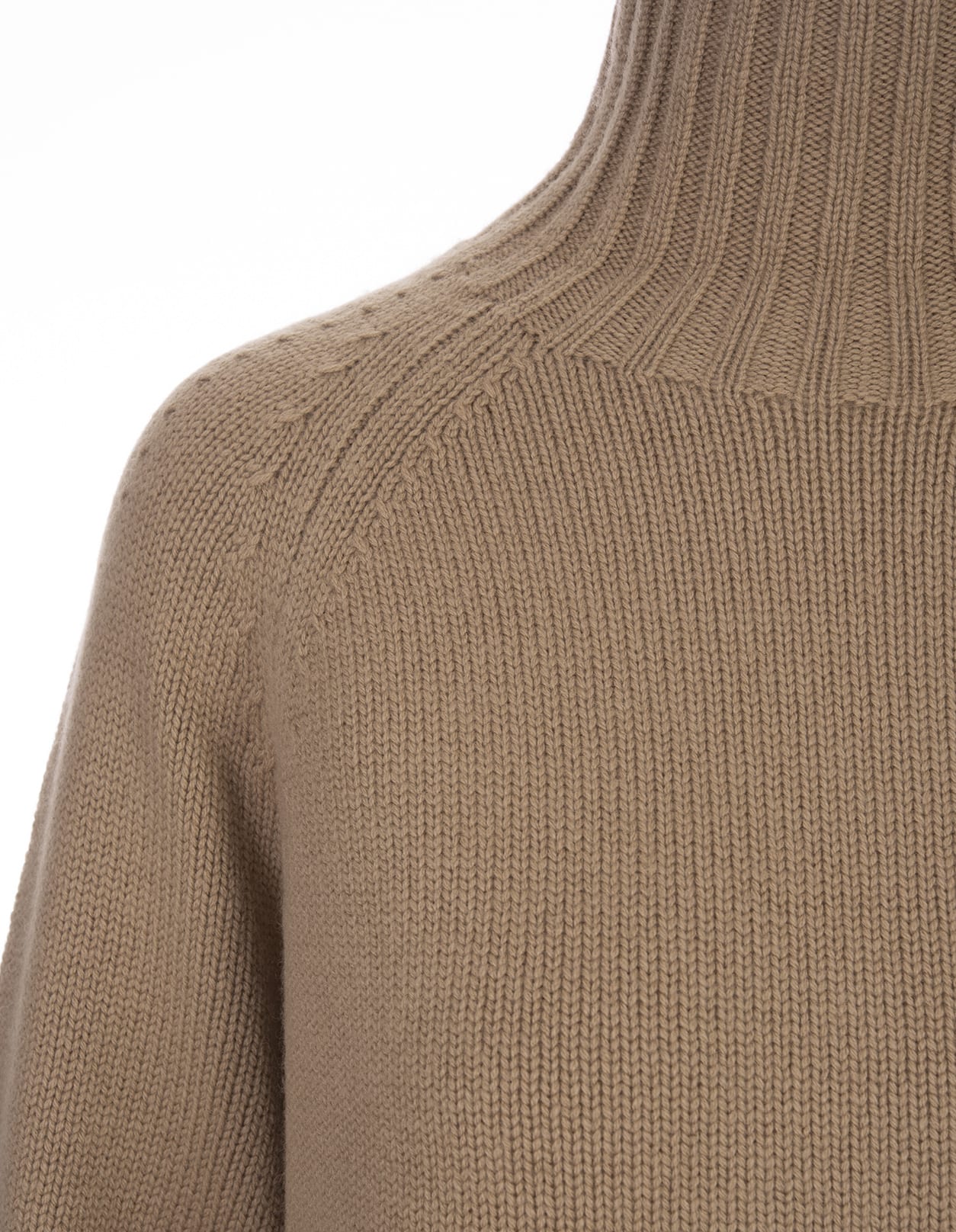 Shop 's Max Mara Camel Mantova Turtleneck In Beige