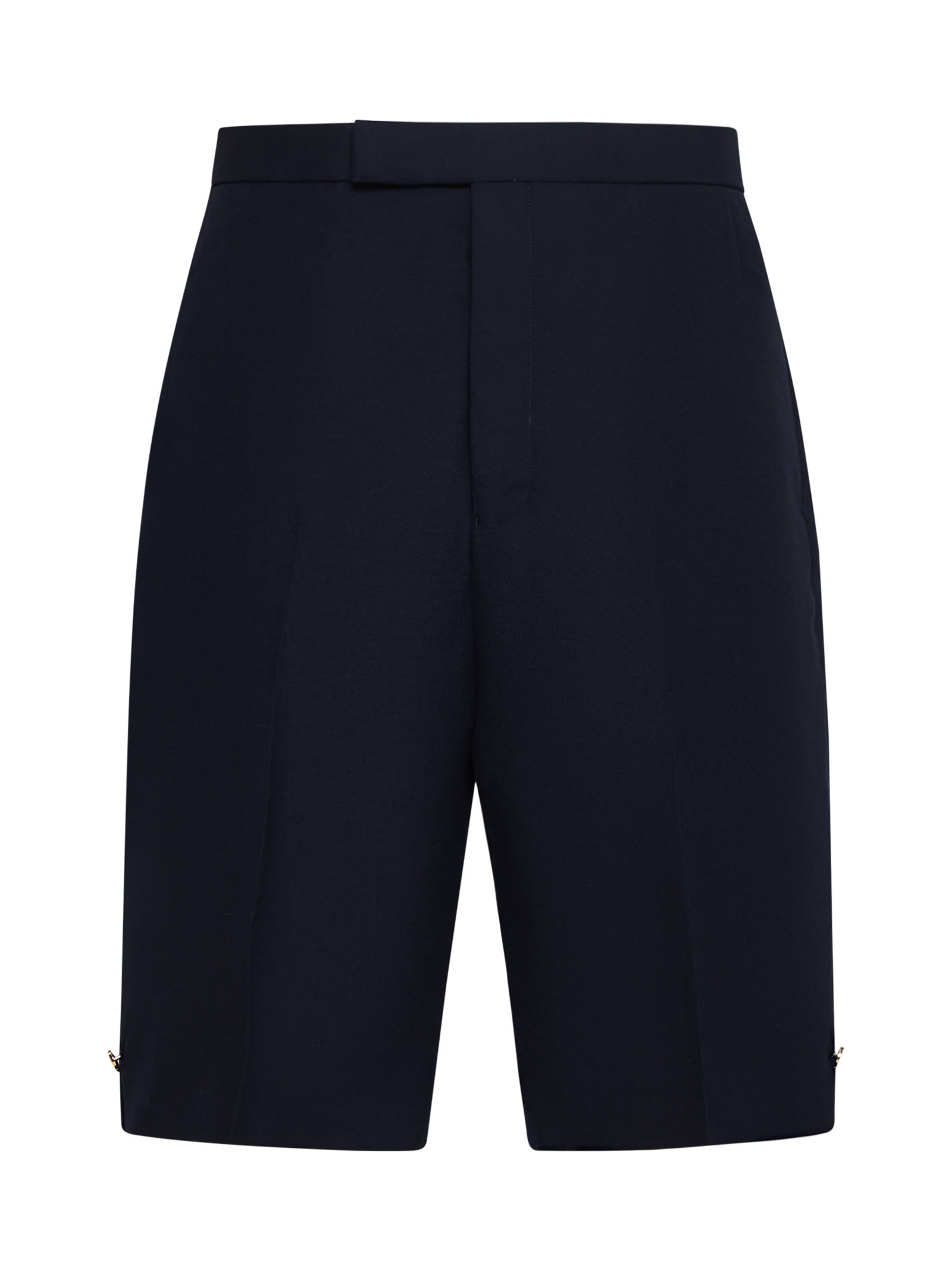 Shop Thom Browne Shorts In Blue