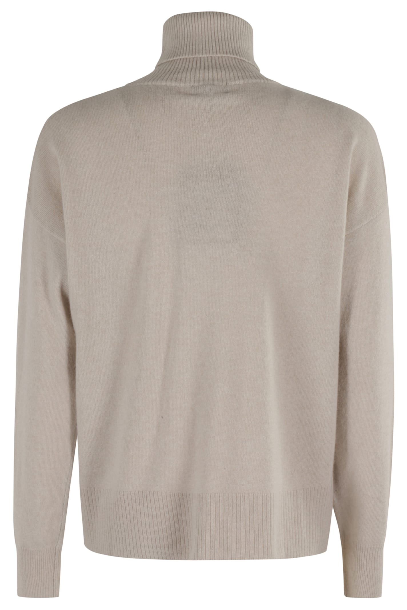 Woolrich Comfort Wool Cashmere Turtleneck In Gray