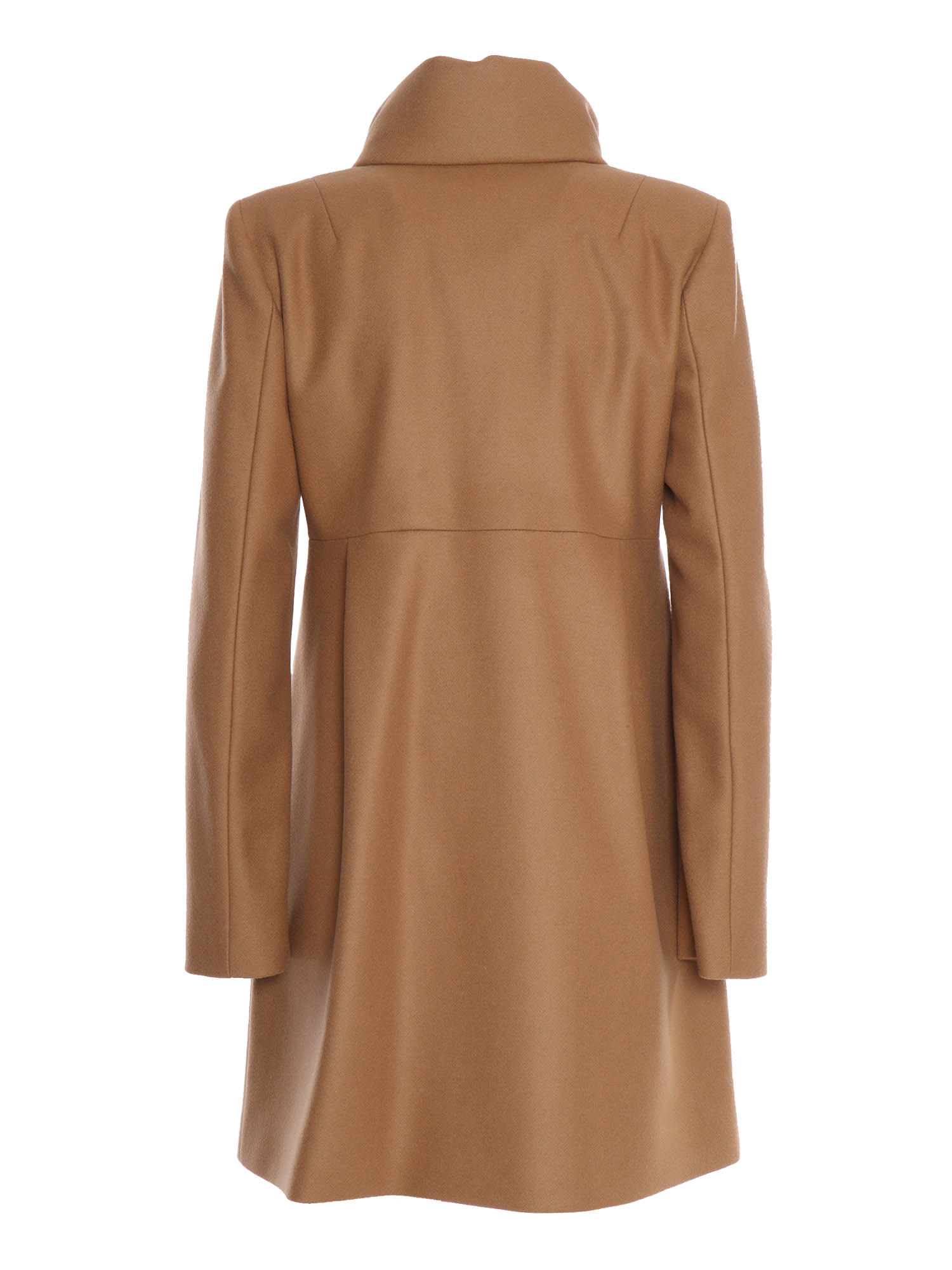 Shop Fay Romantic Coat In Brown