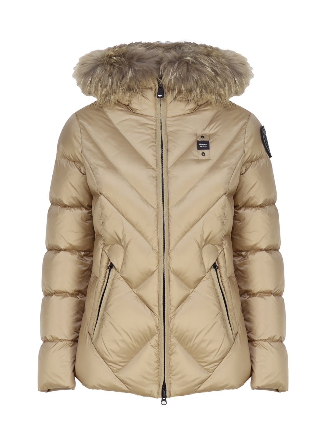Alicia Down Jacket With Removable Fur Trim