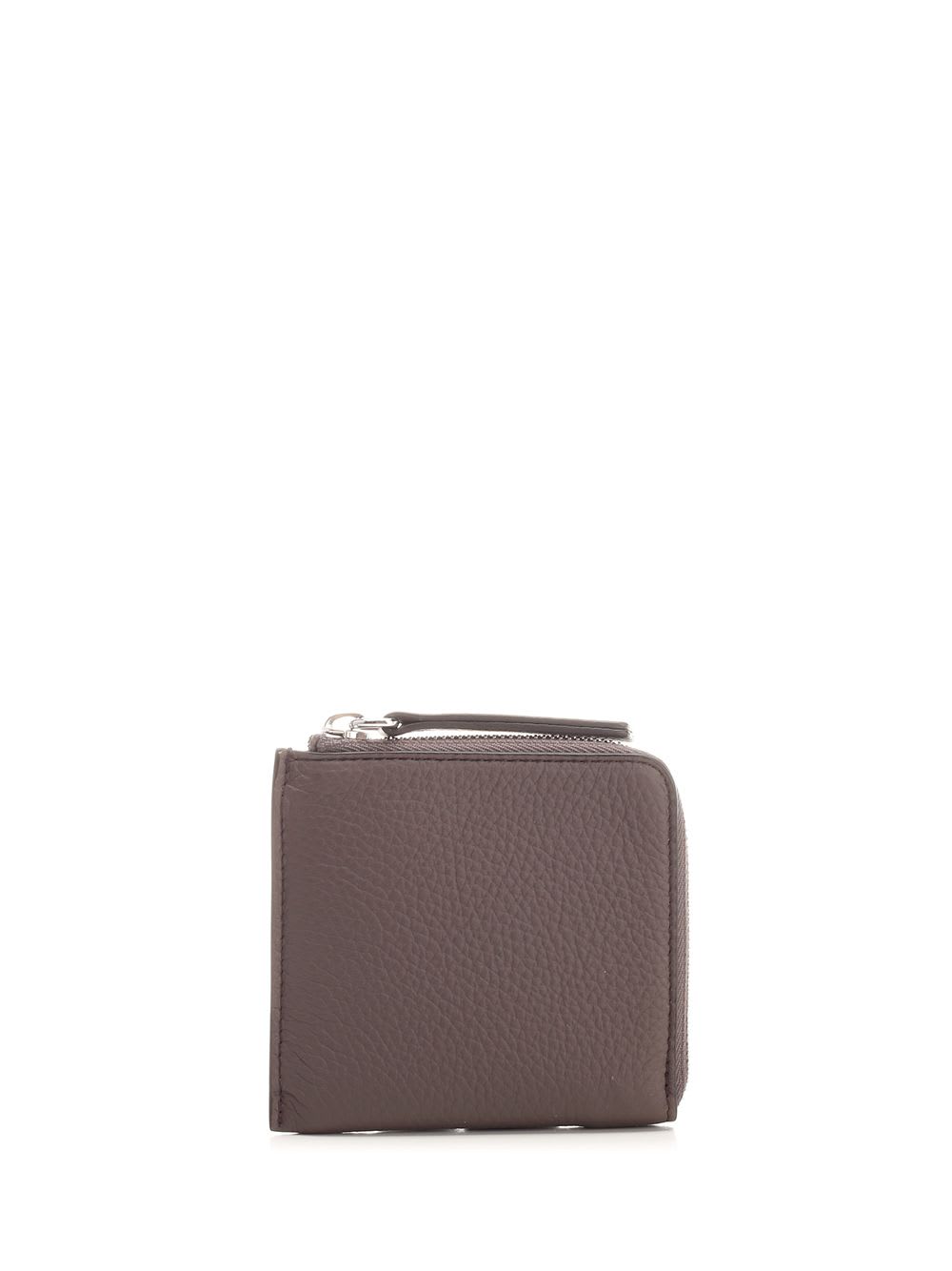 Shop Maison Margiela Zip Around Wallet In Brown