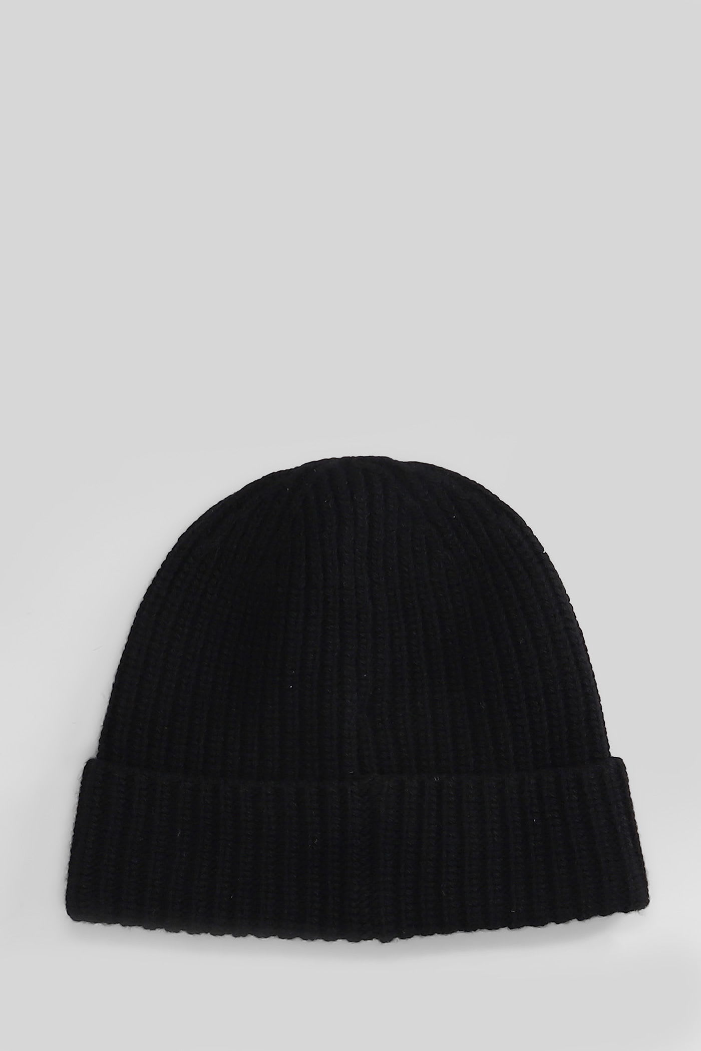 Stone Island Hats In Black Wool In Black