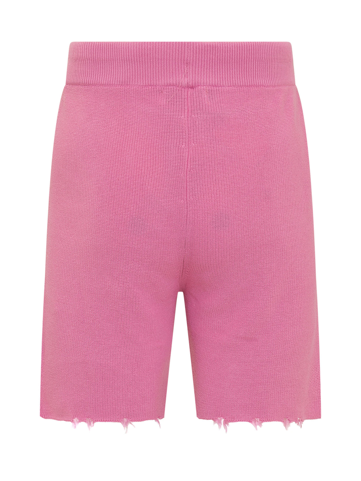 Shop Laneus Bermuda Shorts With Breaks In Pink