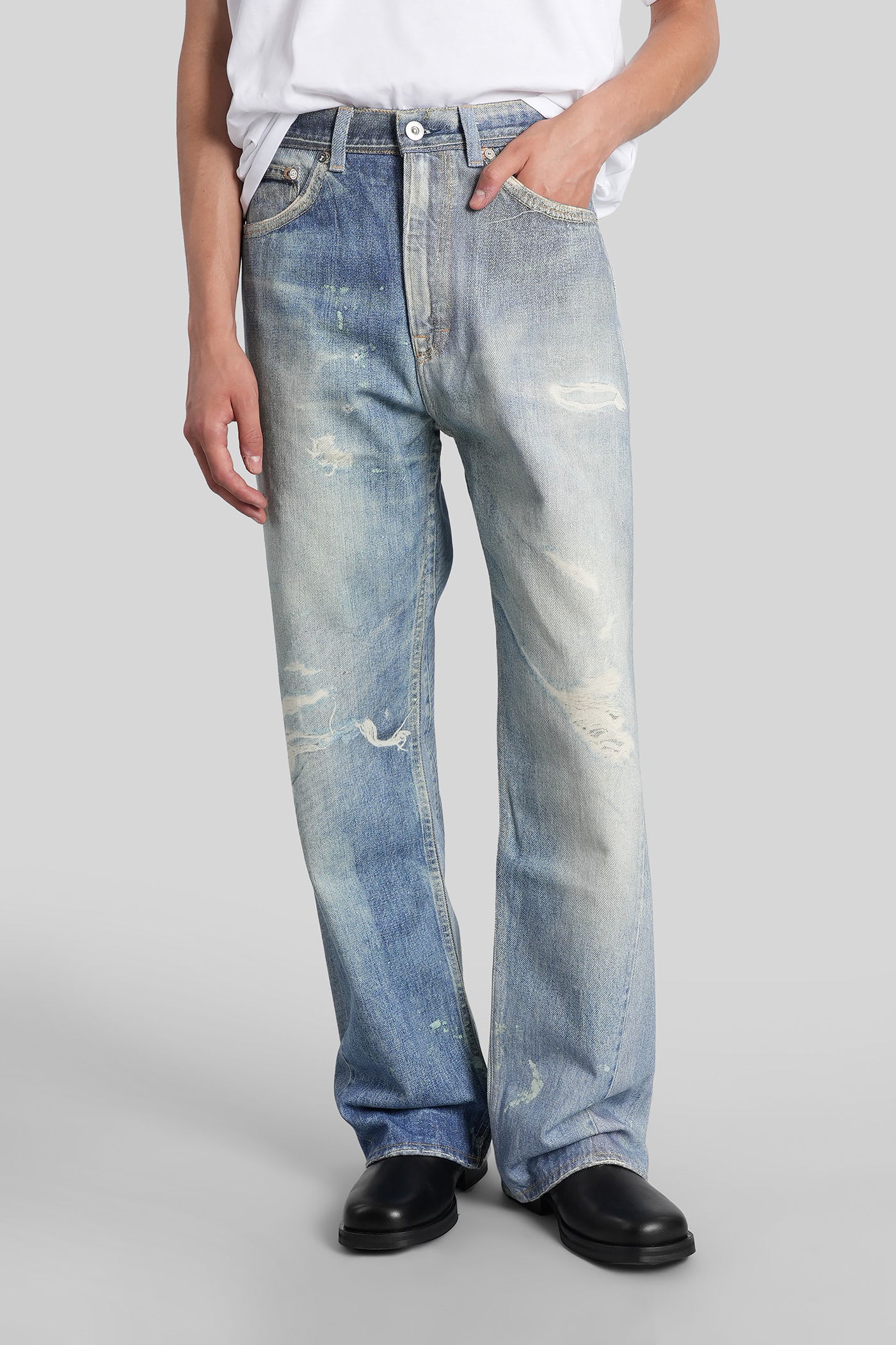 Jeans In Blue Denim