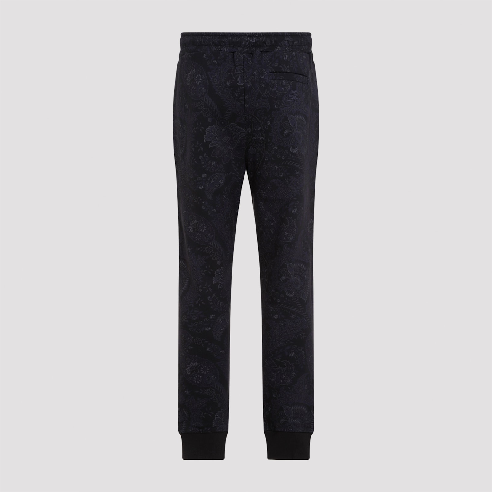 Etro Coulisse Tapered Jogger Pants In F.do Blu