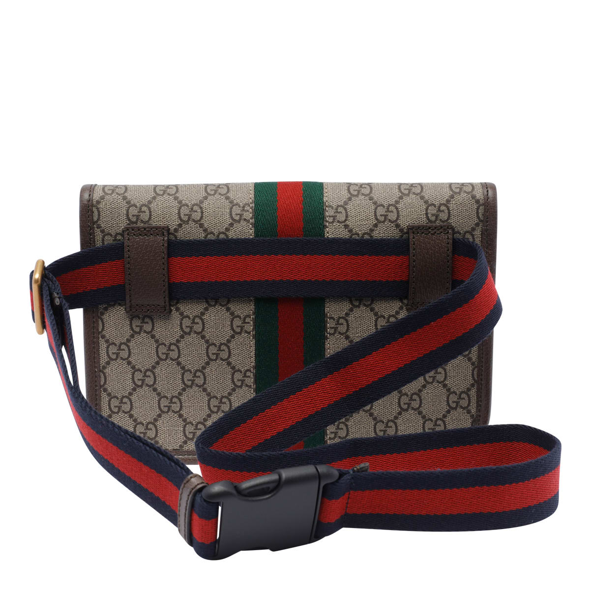 Shop Gucci Small Gg Ophidia Belt Bag In Brown