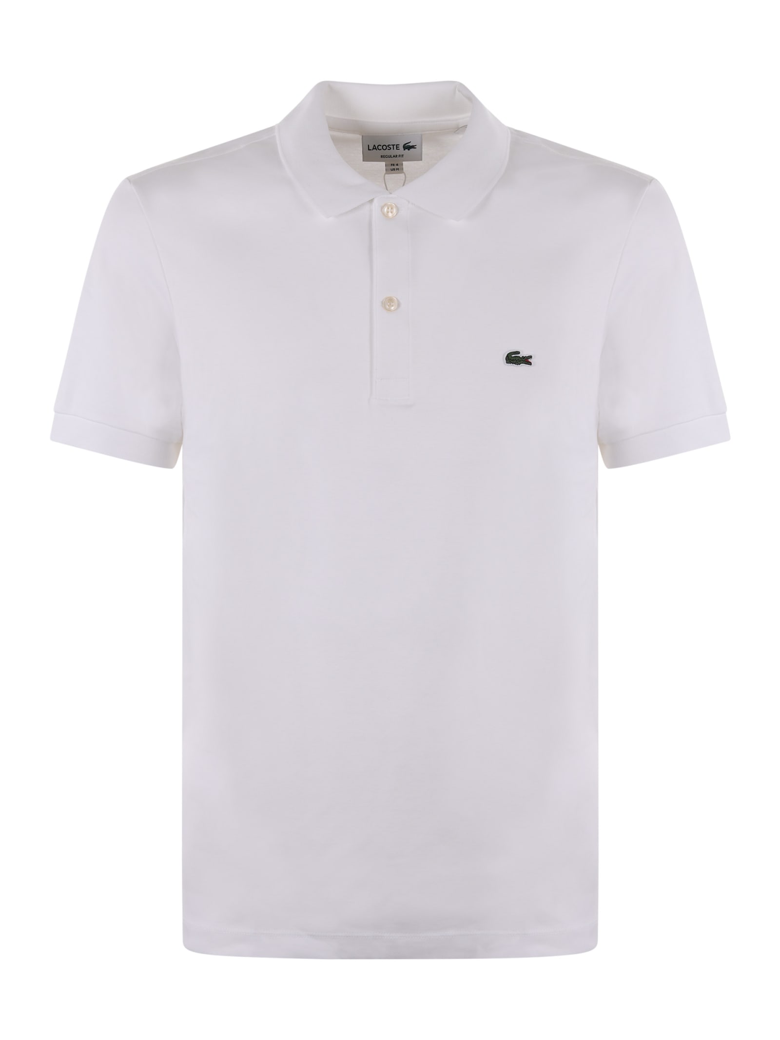Shop Lacoste Polo Shirt In Bianco