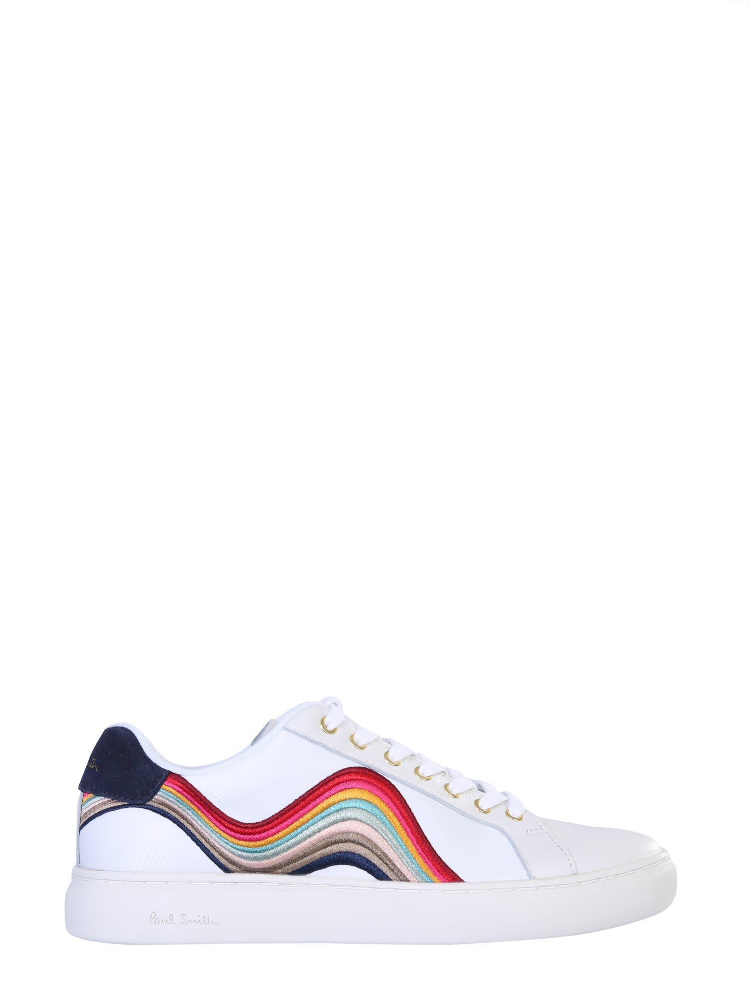 Paleis Nodig uit Hoogte Paul Smith Rainbow-embroidered Trainers In White | ModeSens
