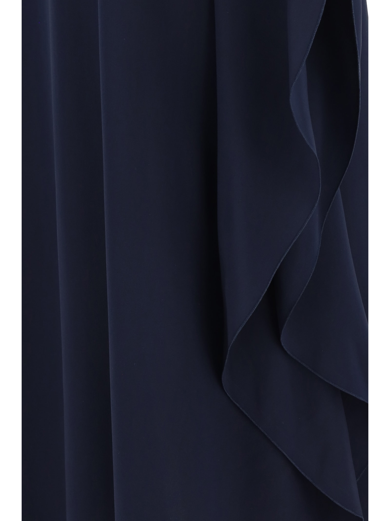 Shop Gianluca Capannolo Iris Long Dress In Blue