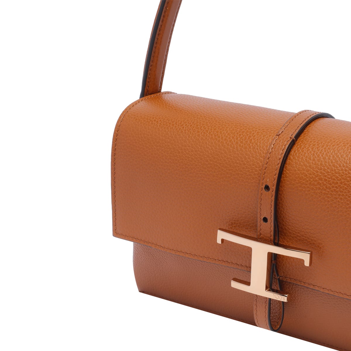 Tod's T-timeless Flap Bag In Brown