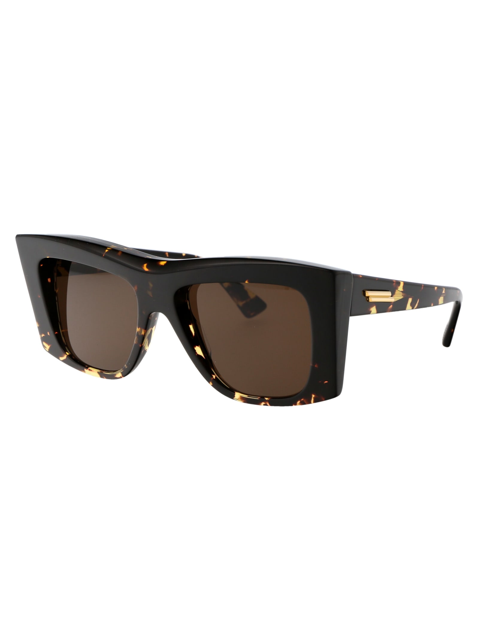 Shop Bottega Veneta Bv1270s Sunglasses In 002 Havana Havana Brown