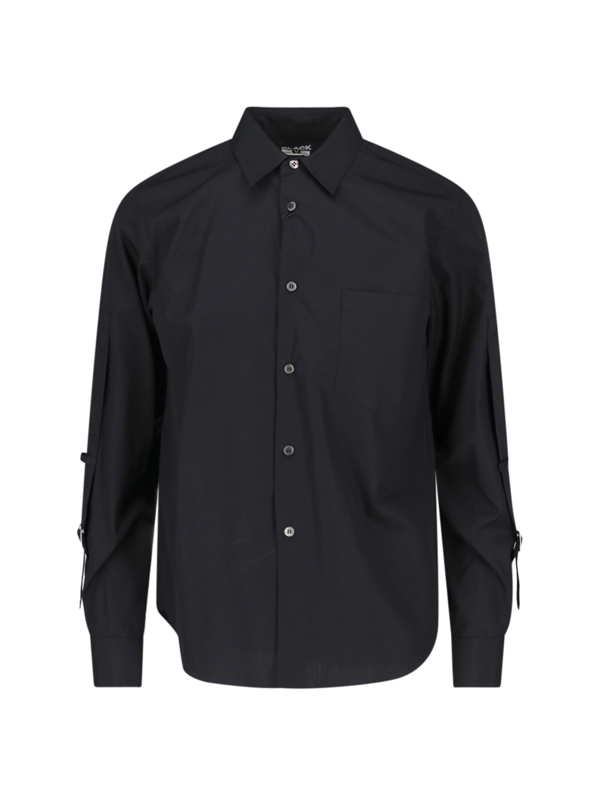 Shop Black Comme Des Garçons Structured Shirt In Black