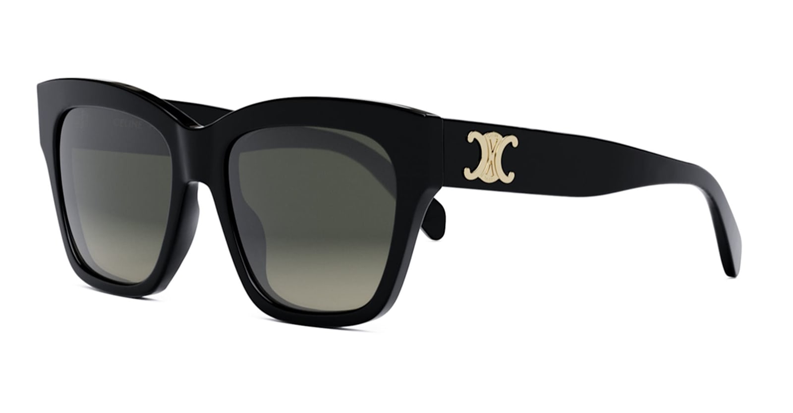 Celine Triomphe 09 Cat-eye Sunglasses In Black