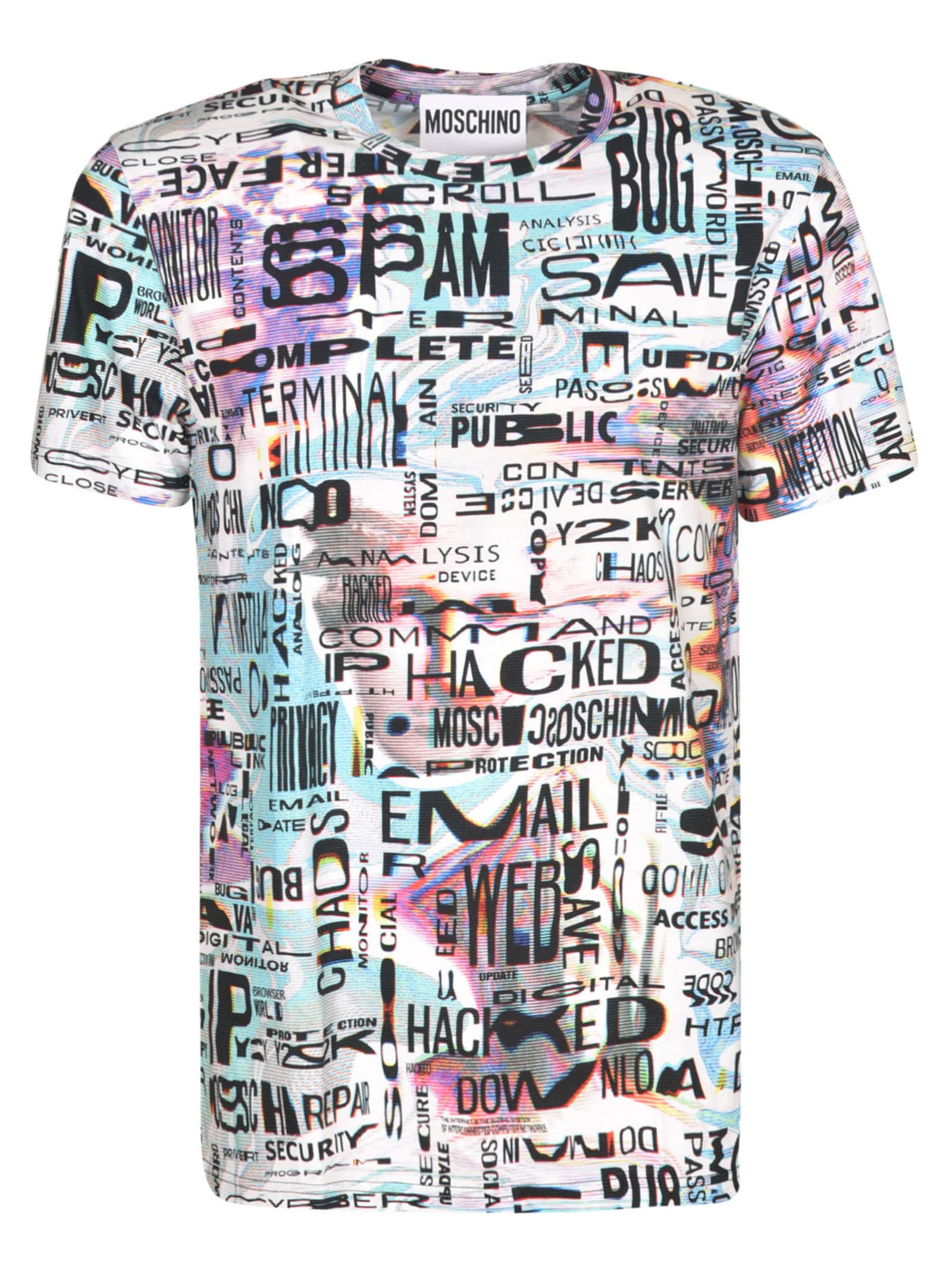 Moschino Glitch Print T-shirt