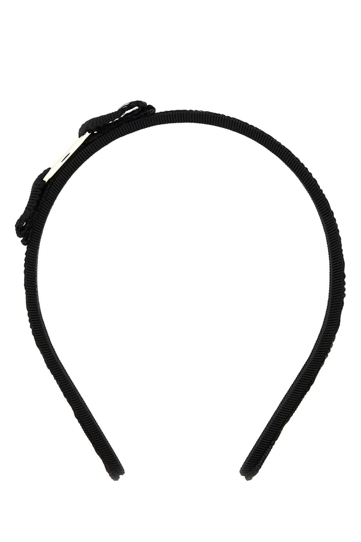 Black Fabric Vara Hairband