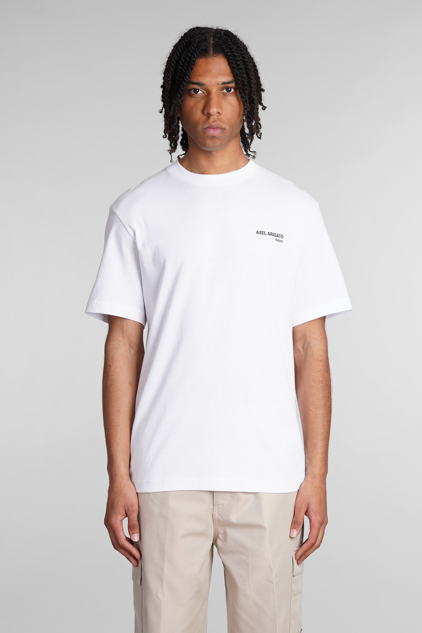 T-shirt In White Cotton