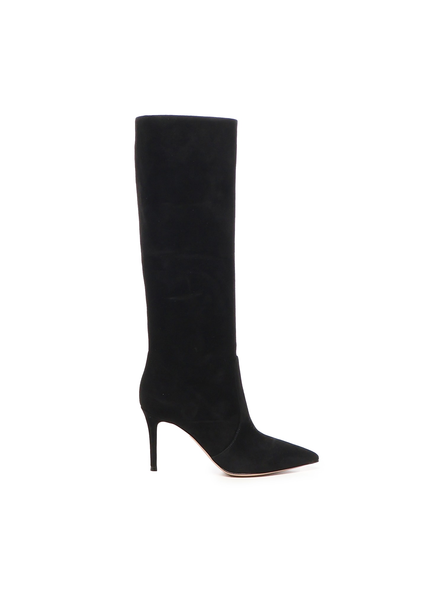 Gianvito Rossi Pointed Toe High Heeled Boots In Black