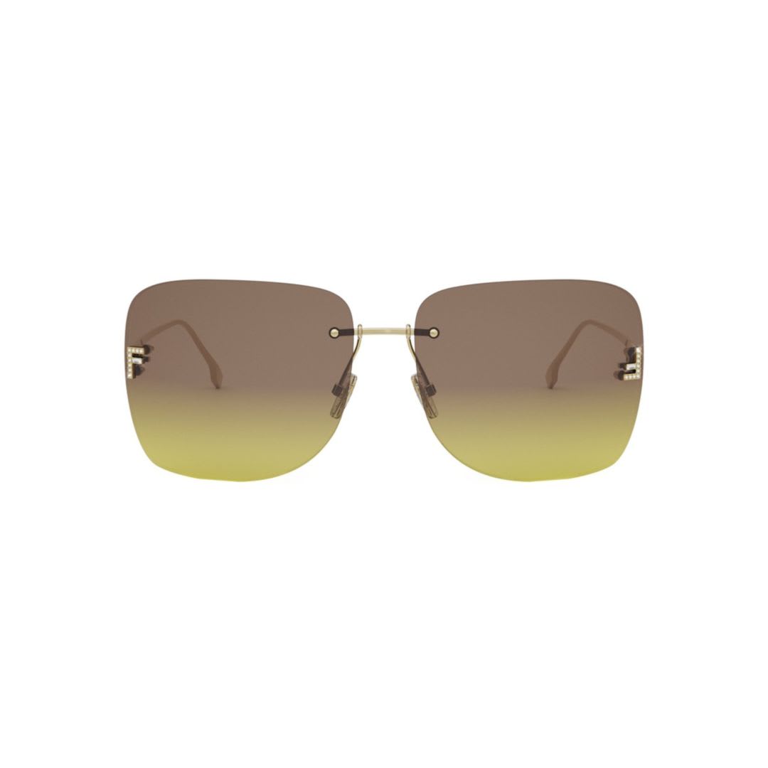 Fendi Fe4134us30e In 30e - Yellow