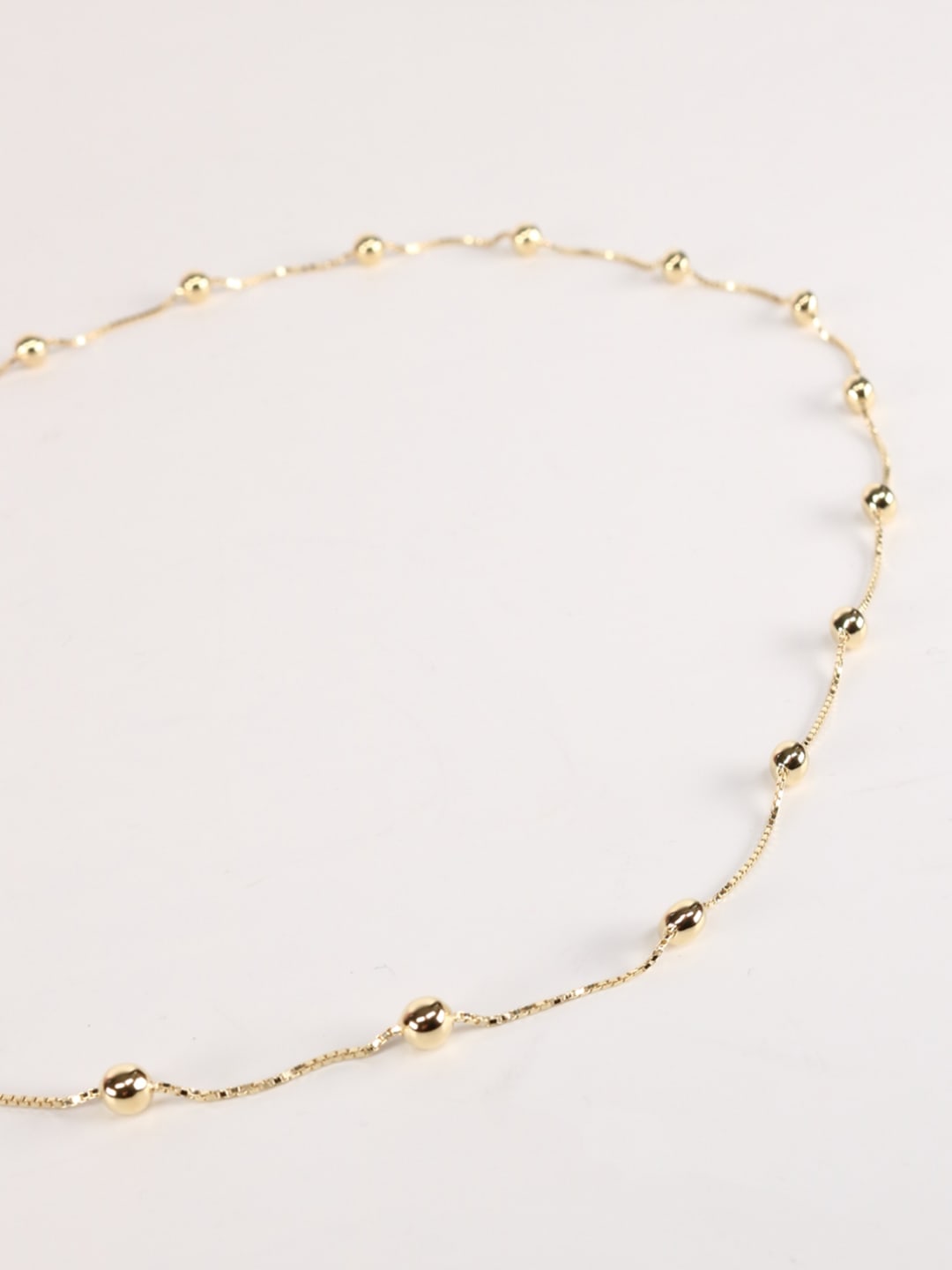 Bottega Veneta Long Necklace Gold