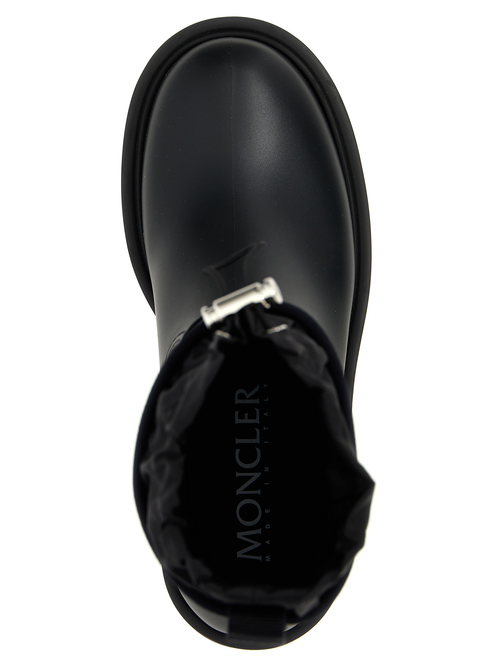 Shop Moncler Kickstream Ankle Boots In Black