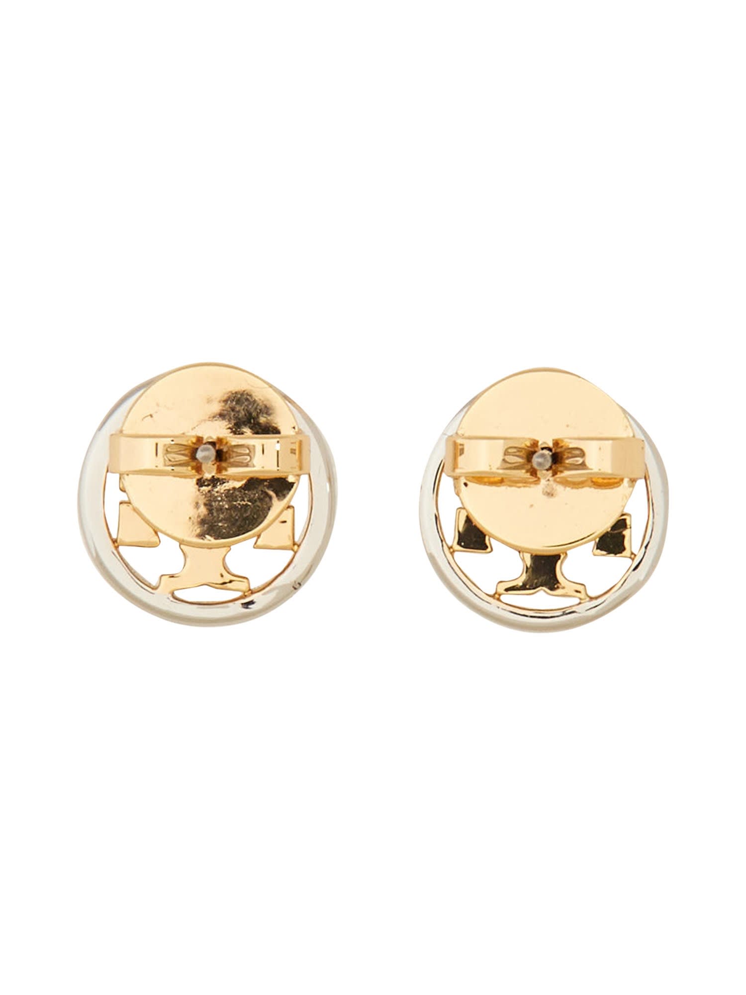 Tory Burch Miller Stud Earrings In Oro