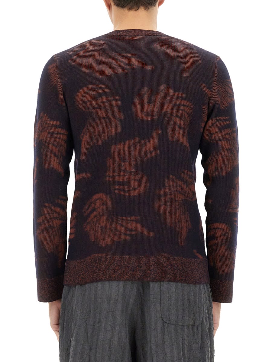 Dries Van Noten Jacquard-knit Sweater In Multicolour