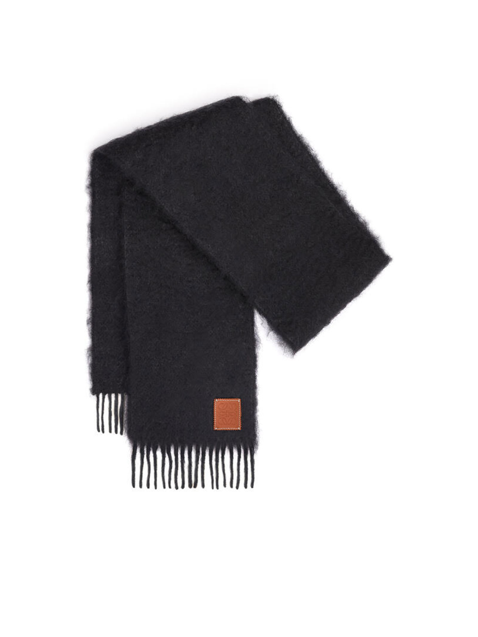 Shop Loewe Scarf In Black